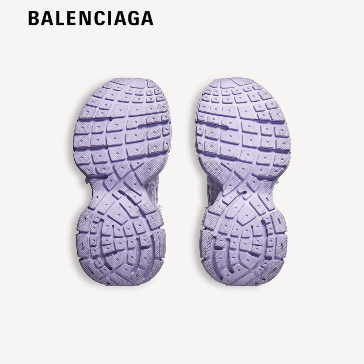 Balenciaga 3XL Check Mule Lilac men's shoes women sneakers