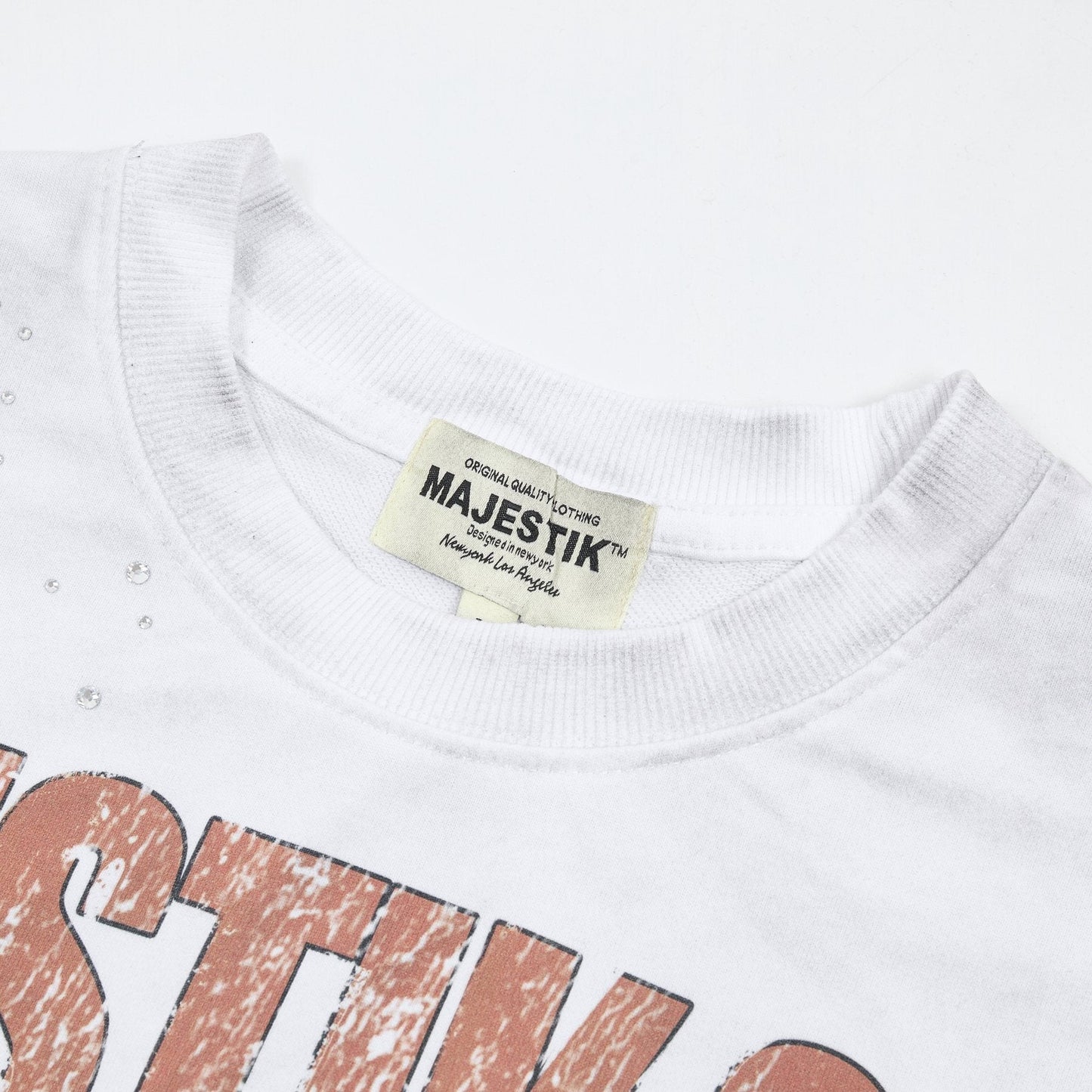 MAJESTIK Soul Graphic Short-Sleeve T-Shirt ¡ª neck_label