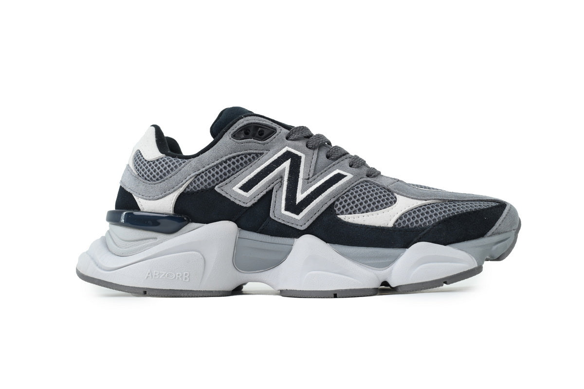 New Balance 9060 Women's & Men's Black & Grey Chunky Retro Sneakers