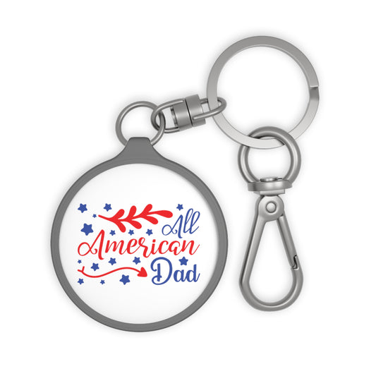 All American Dad Keyring Tag
