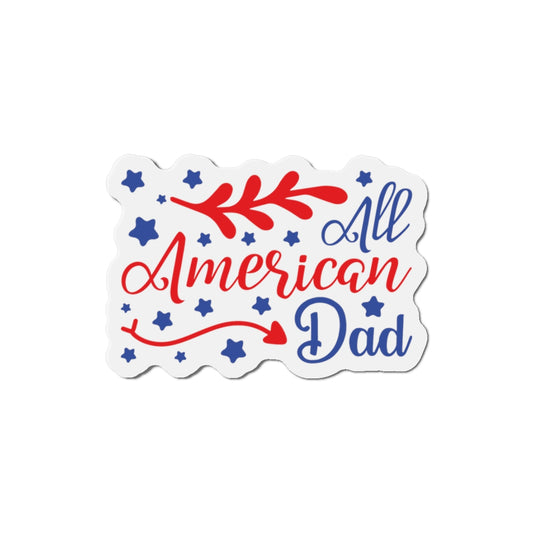 All American Dad Die-Cut Magnets