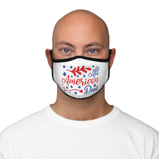 All American Dad Fitted Polyester Face Mask