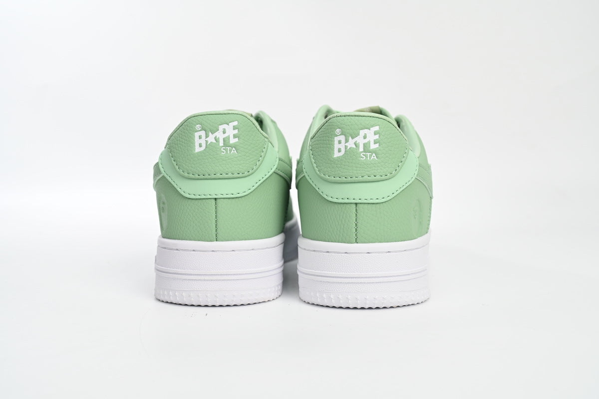 A BATHING APE BAPE STA Mint Green Sneakers | Women's & Men's Skate-Inspired Low-Top Shoes