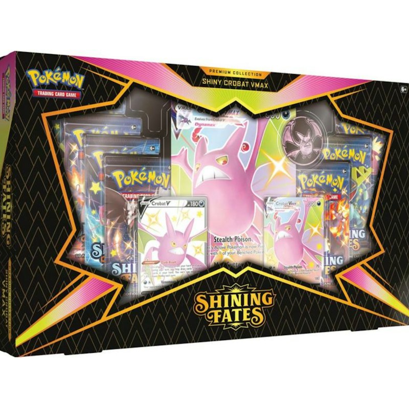 Pok¨¦mon TCG Sword & Shield Shining Fates Shiny Crobat VMAX Premium Collection