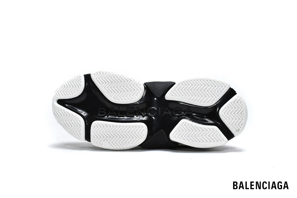 Balenciaga Triple S men's shoes  women sneakers ¨C White, Grey & Black