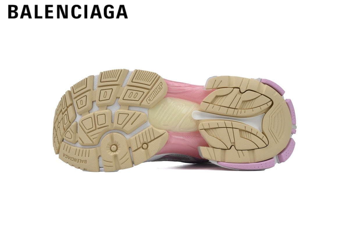 Balenciaga Runner men's shoes  women sneakers ¡ª White / Pink