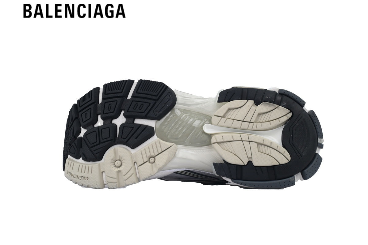 Balenciaga Runner Sneaker ¡ª White Mesh, Black & Beige Synthetic Overlays