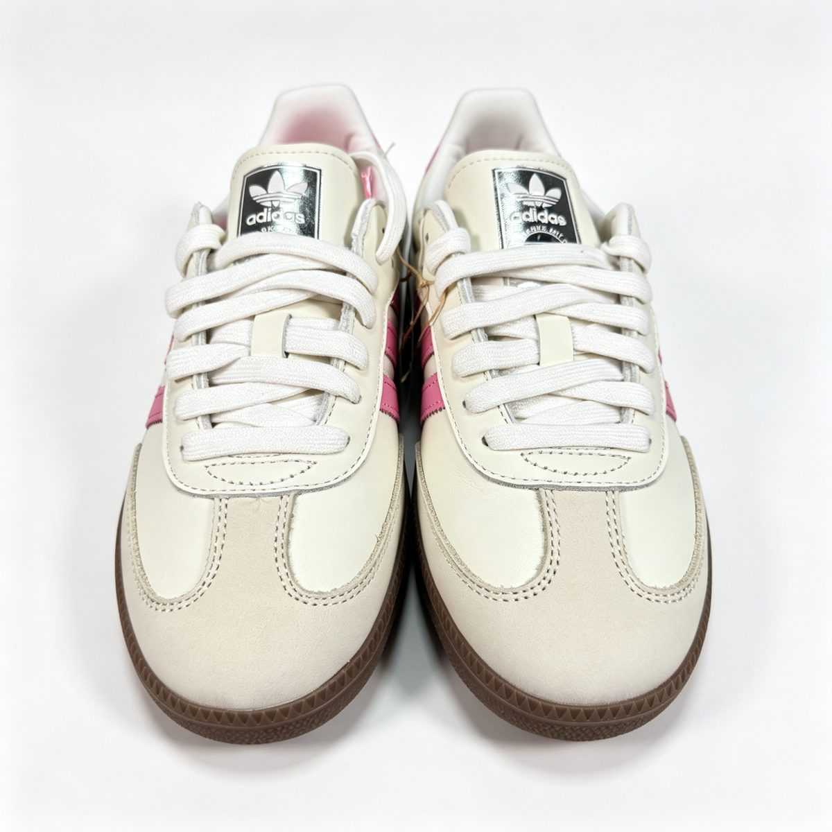 adidas samba  women's shoes  men's samba sneakers adidas sambaOG ¨C Women's Off-White / Sandy Pink / Gum