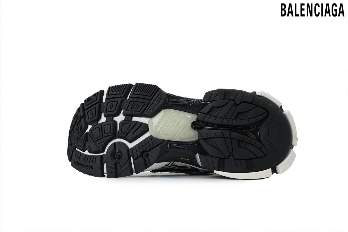 Balenciaga Runner men's shoes  women sneakers ¨C Black & White