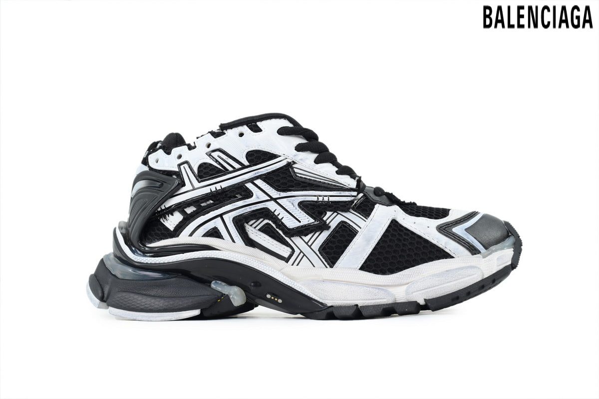 Balenciaga Runner men's shoes  women sneakers ¨C White & Black (Premium)