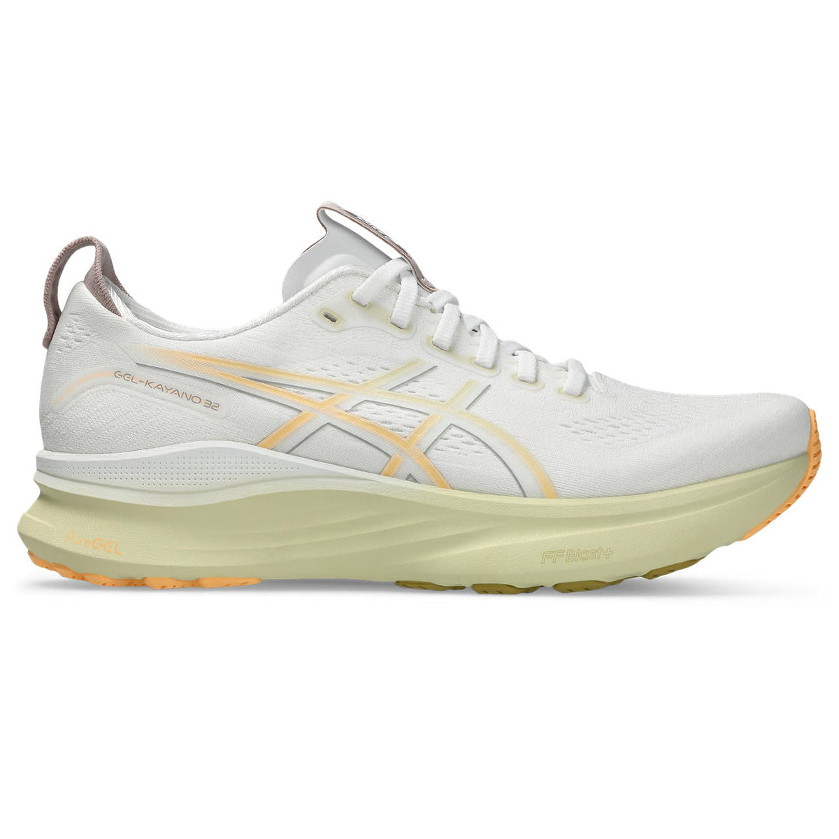 Asics  shoes  neutral running shoes mens  sneakers Gel-Kayano 31 White / Olive / Pale Gold