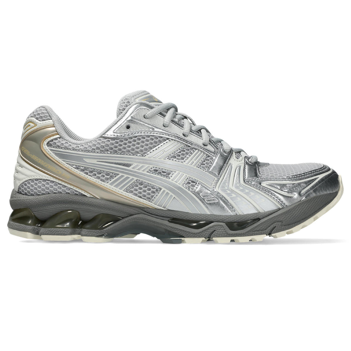 Asics  shoes  neutral running shoes mens  sneakers Gel-Kayano 14 Grey / Metallic Silver / Champagne Gold