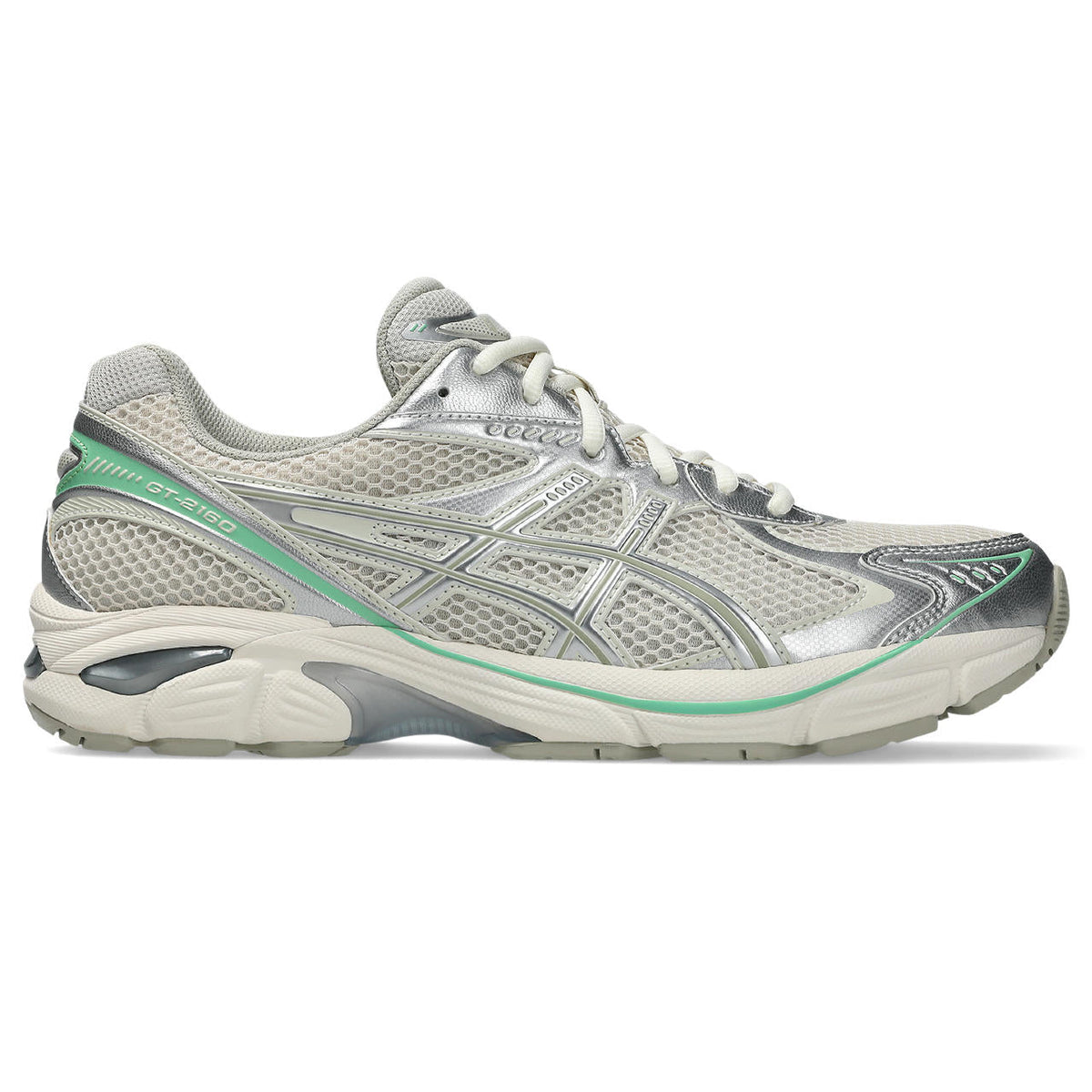 Asics  shoes  neutral running shoes mens  sneakers GT-2160 Silver / Off-White / Light Green
