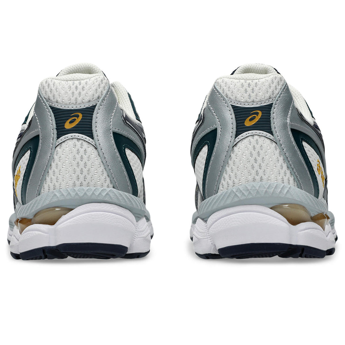 Asics womens shoes  neutral running shoes mens  sneakers Gel-Kayano 14 ¨C Silver/Green/Navy Sneaker