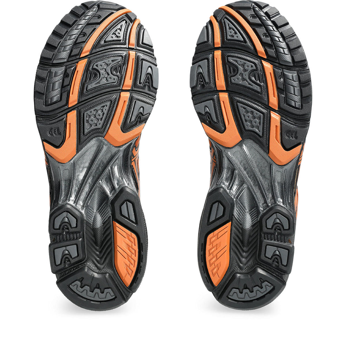womens shoes  neutral running shoes mens  sneakers Gel-1130 Black / Orange / Metallic Silver