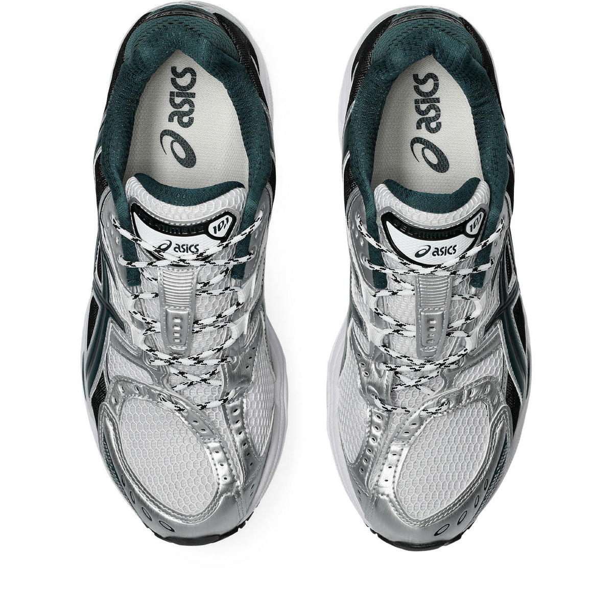 Asics womens shoes  neutral running shoes mens  sneakers Gel-1130 Silver / White / Dark Green