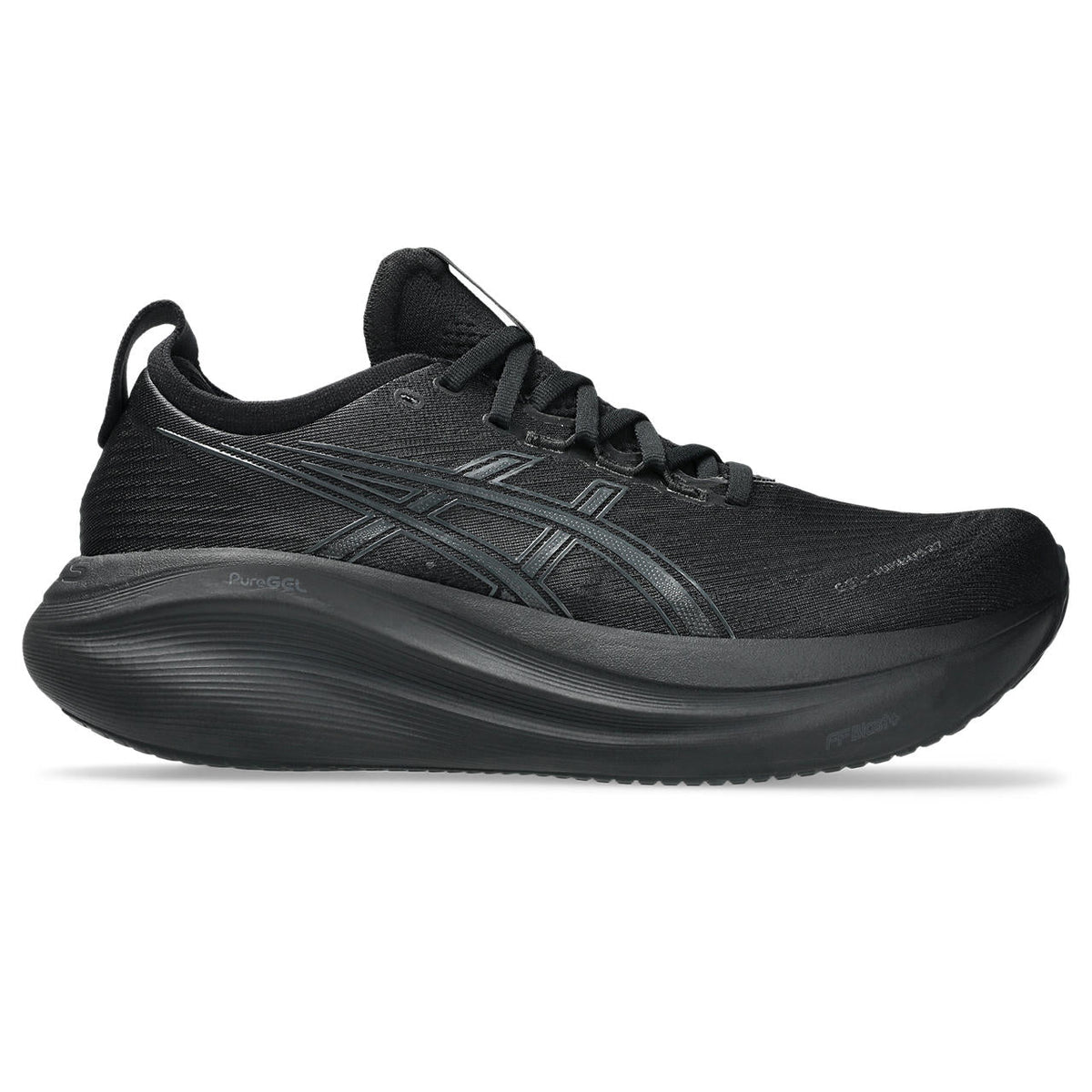 Asics womens shoes  neutral running shoes mens  sneakers You're welcome Gel-Nimbus 27 Triple Black