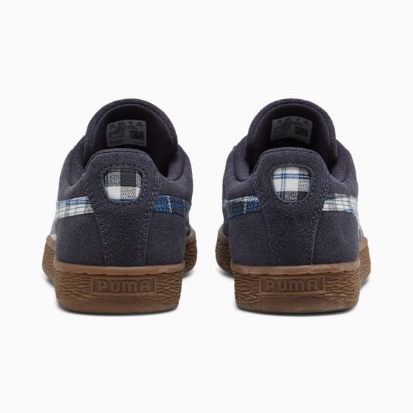 Puma Suede ¡ª Navy Blue / Plaid puma shoes for men  womens shoes  roma shoes
