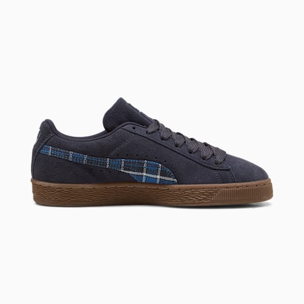 Puma Suede ¡ª Navy Blue / Plaid puma shoes for men  womens shoes  roma shoes