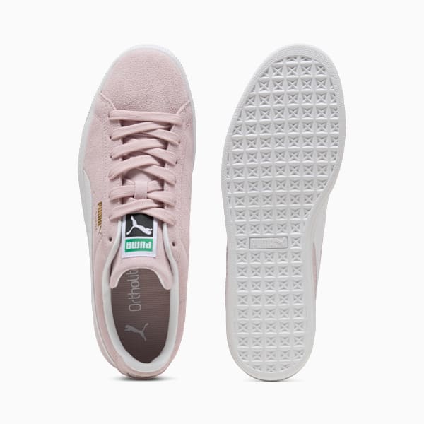 PUMA Suede Classic Pastel Pink-White-Gold puma shoes for men  womens shoes  roma shoes