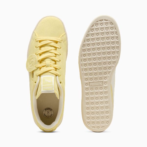 PUMA Suede Vintage Pastel Yellow-Off-White Badge-Gum Sole puma shoes for men  womens shoes  roma shoes