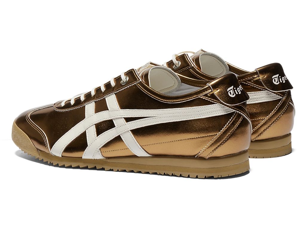 Onitsuka Tiger Mexico 66 Unisex Sneakers ¨C Metallic Green White Stripe  running shoes women asics mens shoes