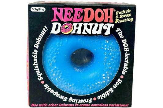 NeeDoh Powdered Dohnut Squishy Fidget Toy Blue