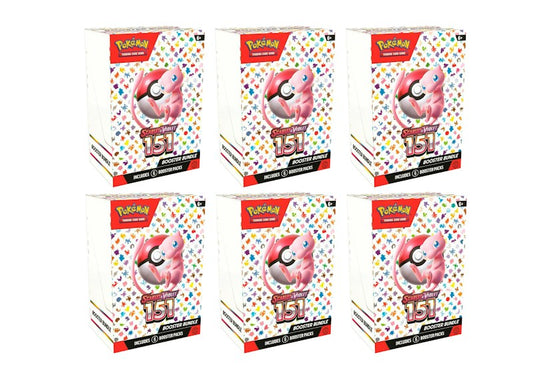 Pok¨¦mon TCG Scarlet & Violet 151 6pk Booster Bundle 6x Lot