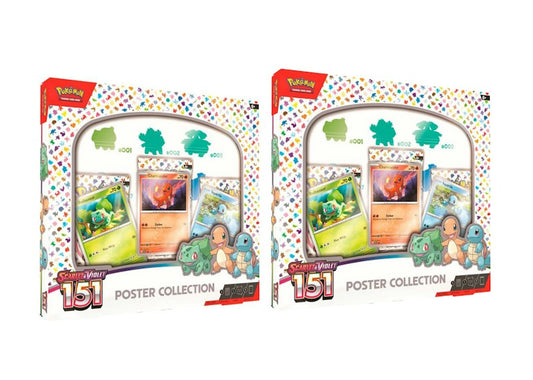 Pok¨¦mon TCG Scarlet & Violet 151 Poster Collection 2x Lot