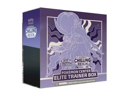 Pok¨¦mon TCG Sword & Shield Chilling Reign (Pok¨¦mon Center Exclusive) Elite Trainer Box (Shadow Rider Calyrex)