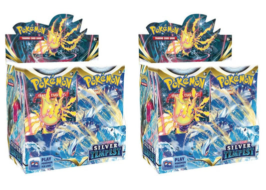 Pok¨¦mon TCG Sword & Shield Silver Tempest Booster Box 2x Lot