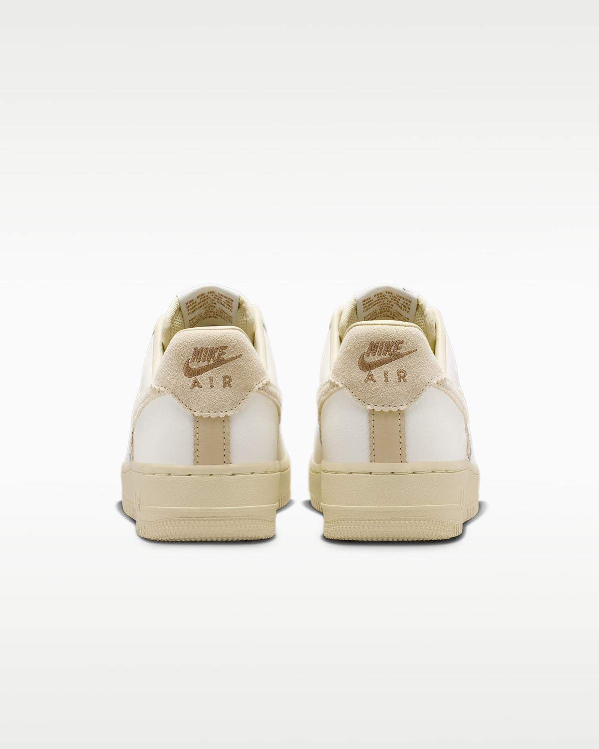 Nike Air Force 1 '07 Sail Beige Woven Embroidery Sneakers mens low top shoes