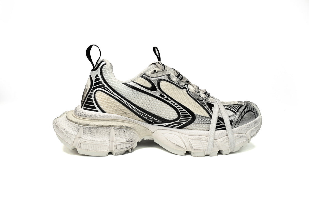Balenciaga 3XL  men's shoes Track Sneaker ¨C Low-Top Chunky Sole  balenciaga runners  White
