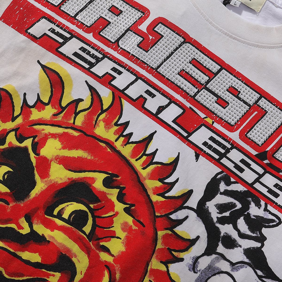 MAJESTIK Fearless Sun Graphic T-Shirt ¡ª detail