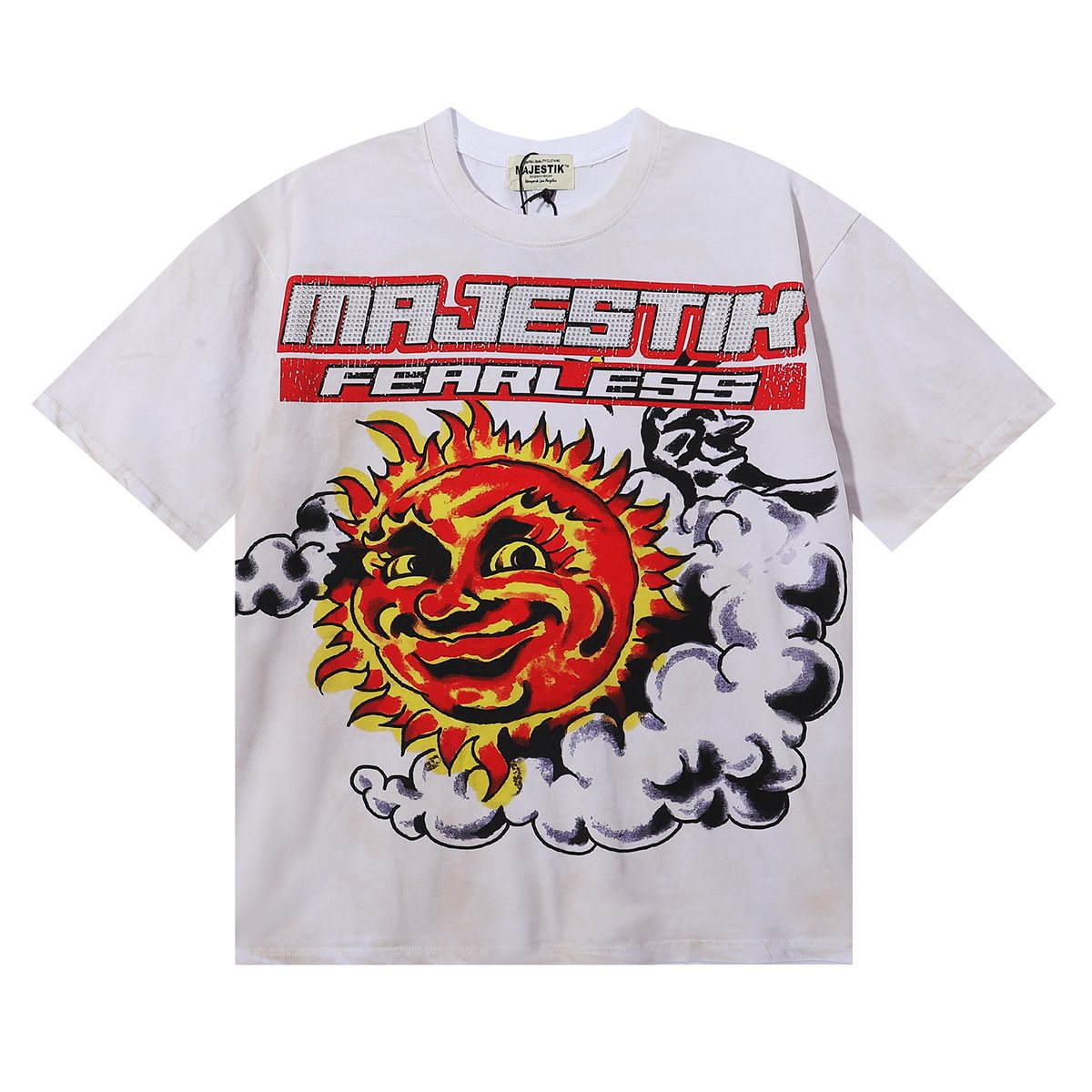 MAJESTIK Fearless Sun Graphic T-Shirt ¡ª hero