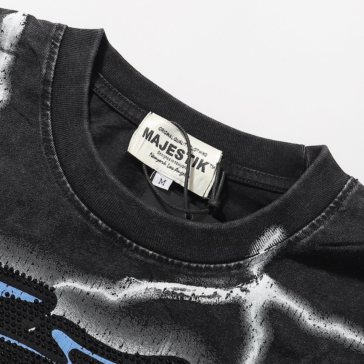 MAJESTIK Athlete Eagle Graphic T-Shirt ¡ª neck_label