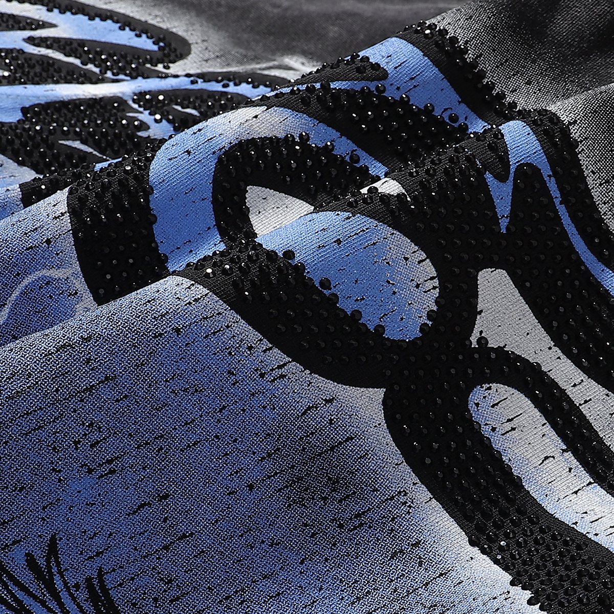 MAJESTIK Athlete Eagle Graphic T-Shirt ¡ª fabric_closeup