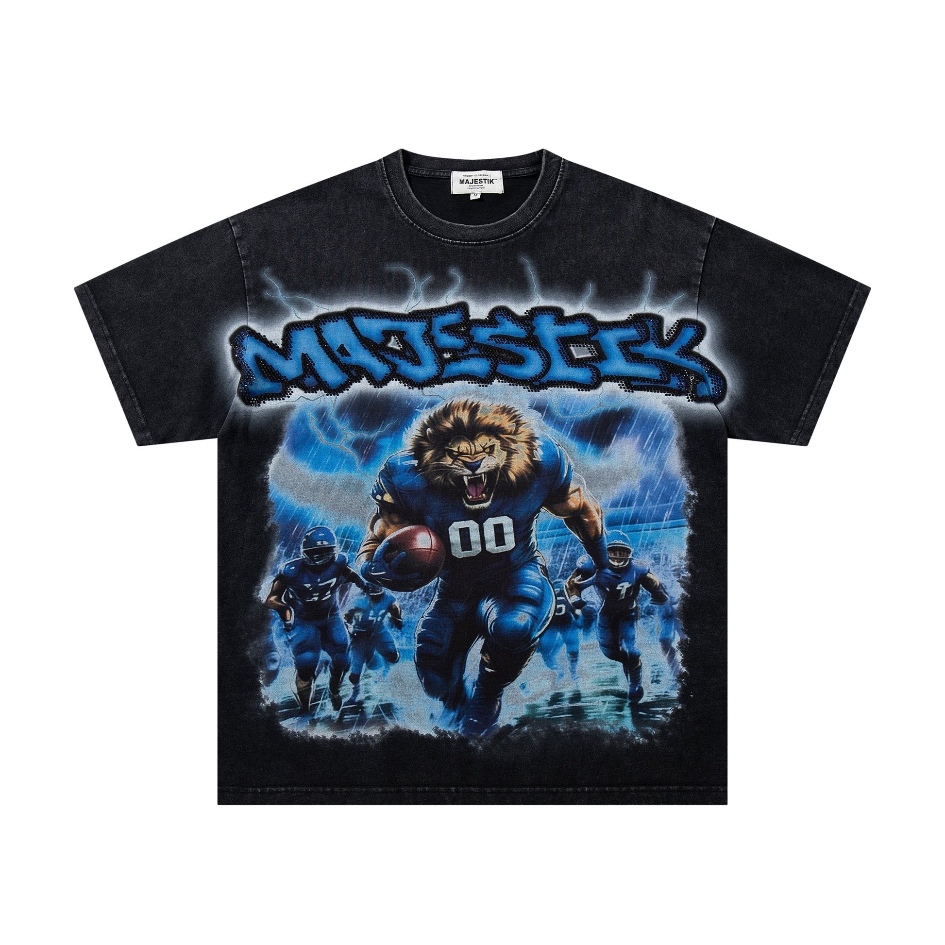 MAJESTIK Football Lion Graphic T-Shirt ¡ª hero