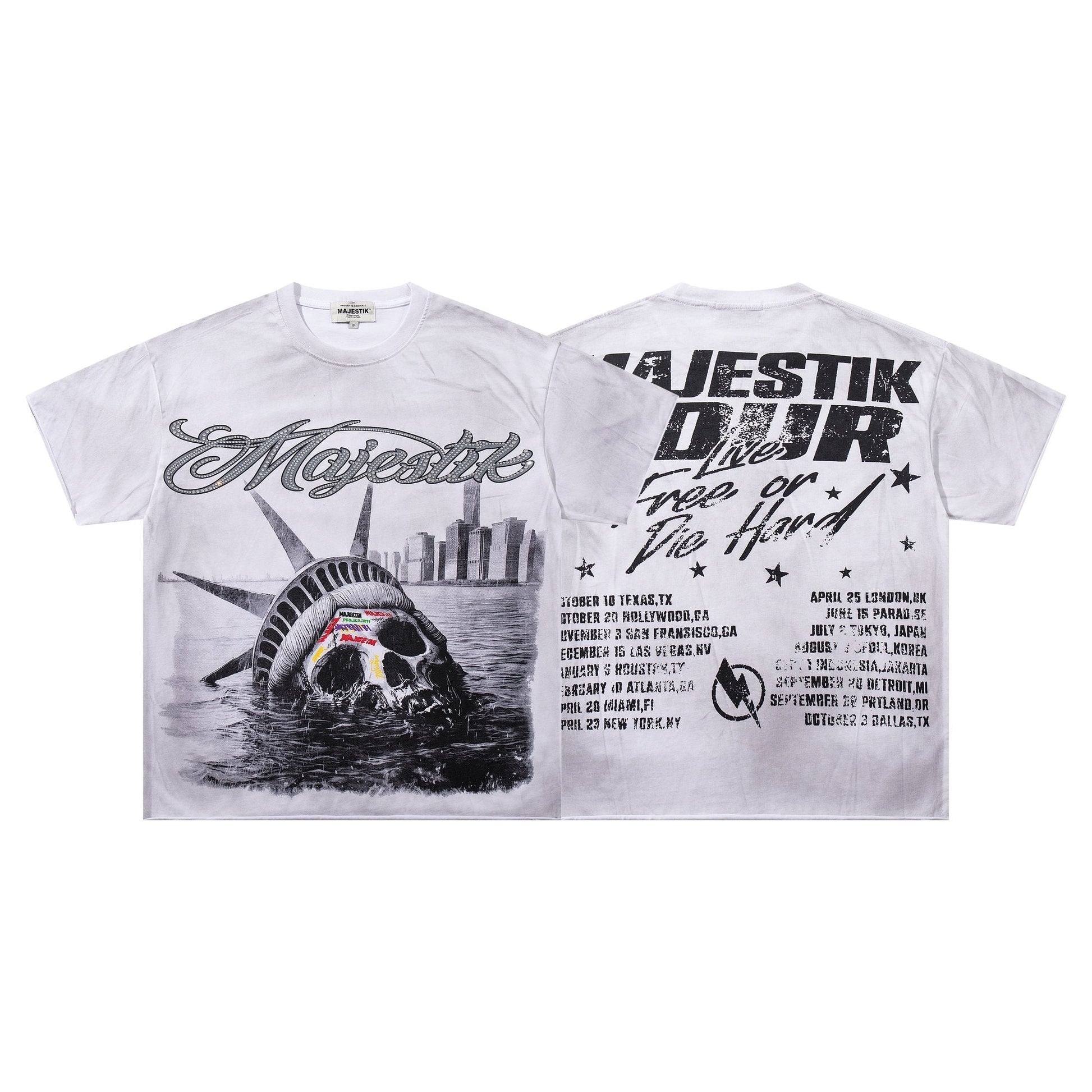 MAJESTIK Tour-Style Back Print T-Shirt ¡ª hero