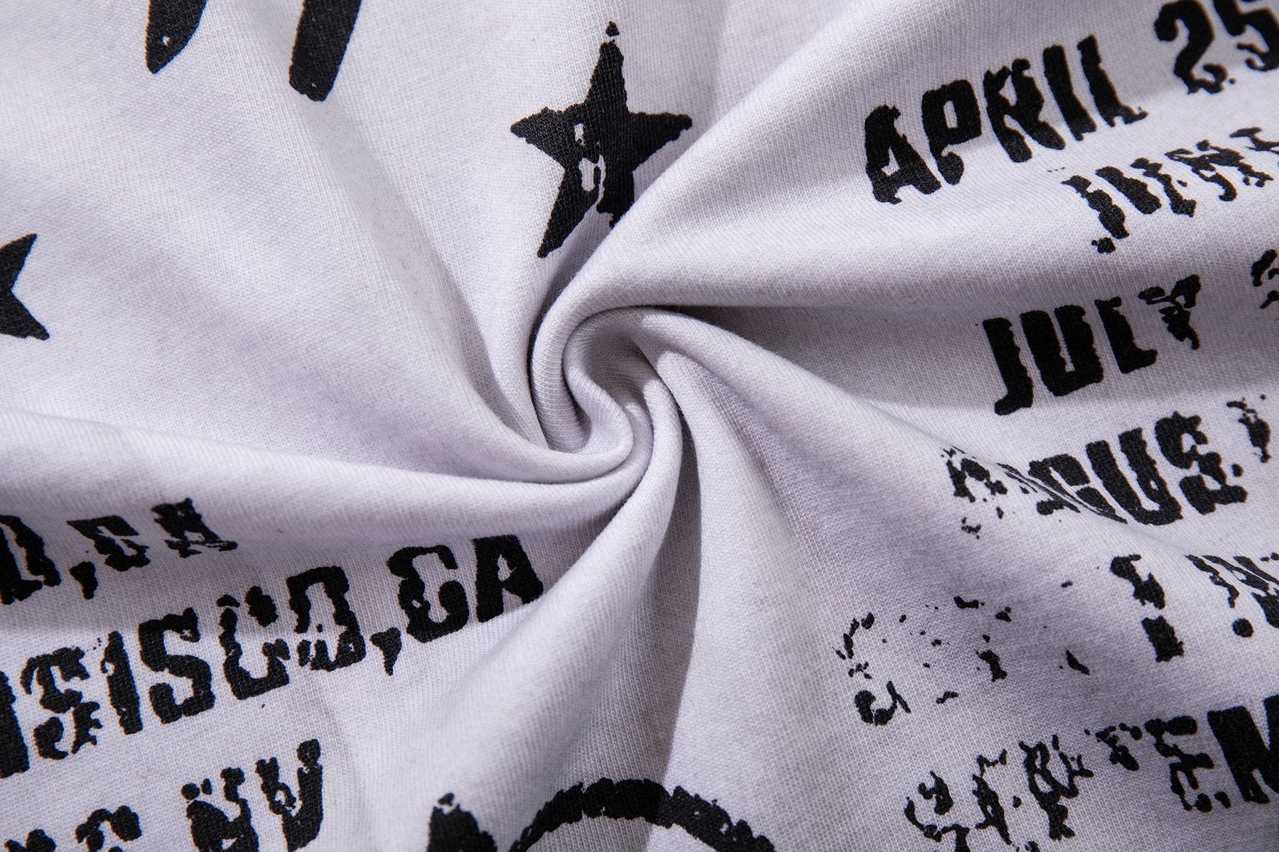 MAJESTIK Tour-Style Back Print T-Shirt ¡ª fabric_closeup