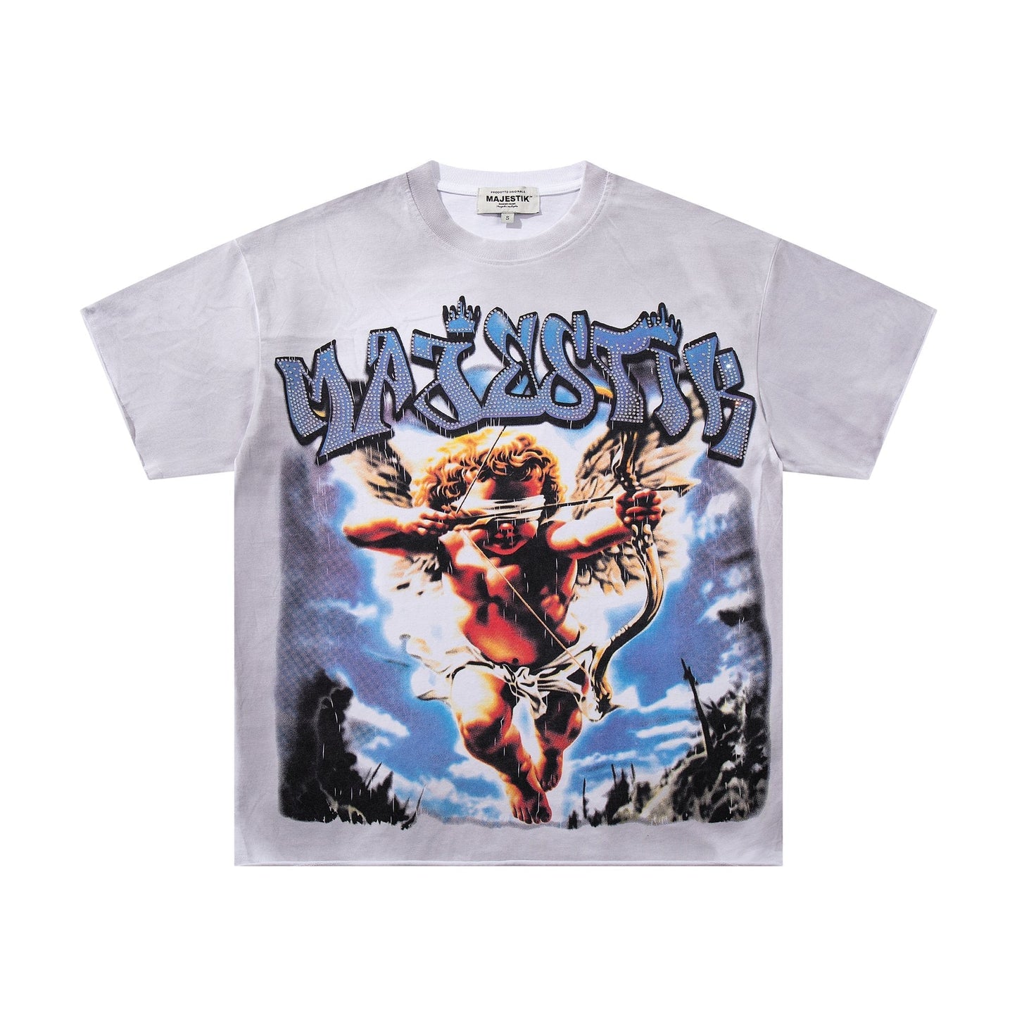 MAJESTIK Cherub Graphic Short-Sleeve T-Shirt ¡ª hero