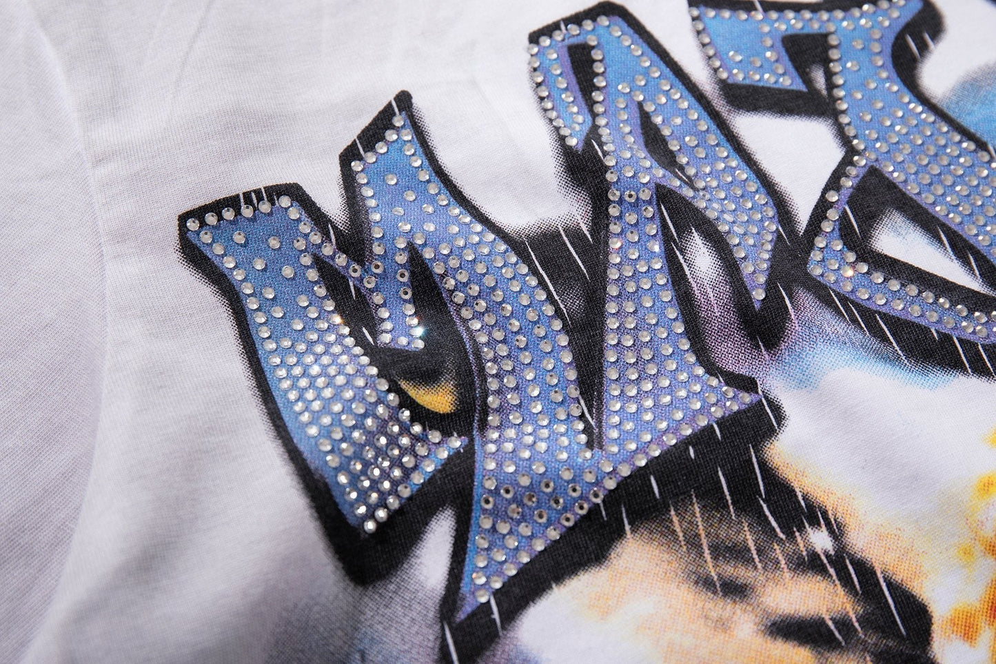 MAJESTIK Cherub Graphic Short-Sleeve T-Shirt ¡ª detail