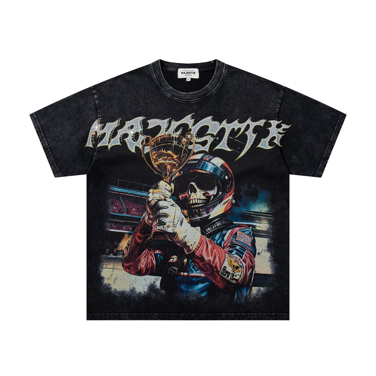 MAJESTIK Astronaut Trophy Graphic T-Shirt ¡ª hero