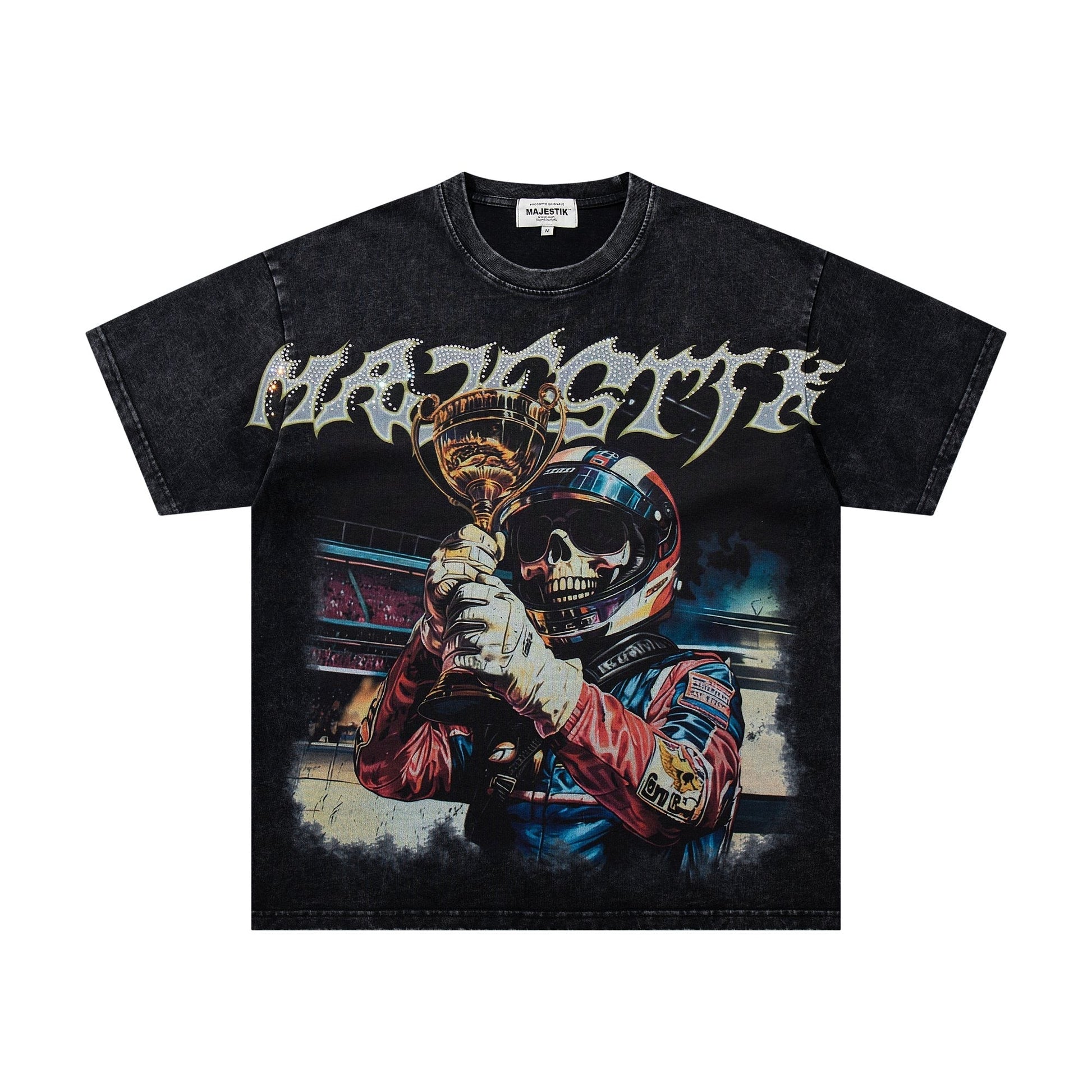 MAJESTIK Astronaut Trophy Graphic T-Shirt ¡ª hero