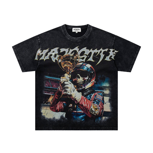 MAJESTIK Astronaut Trophy Graphic T-Shirt ¡ª hero