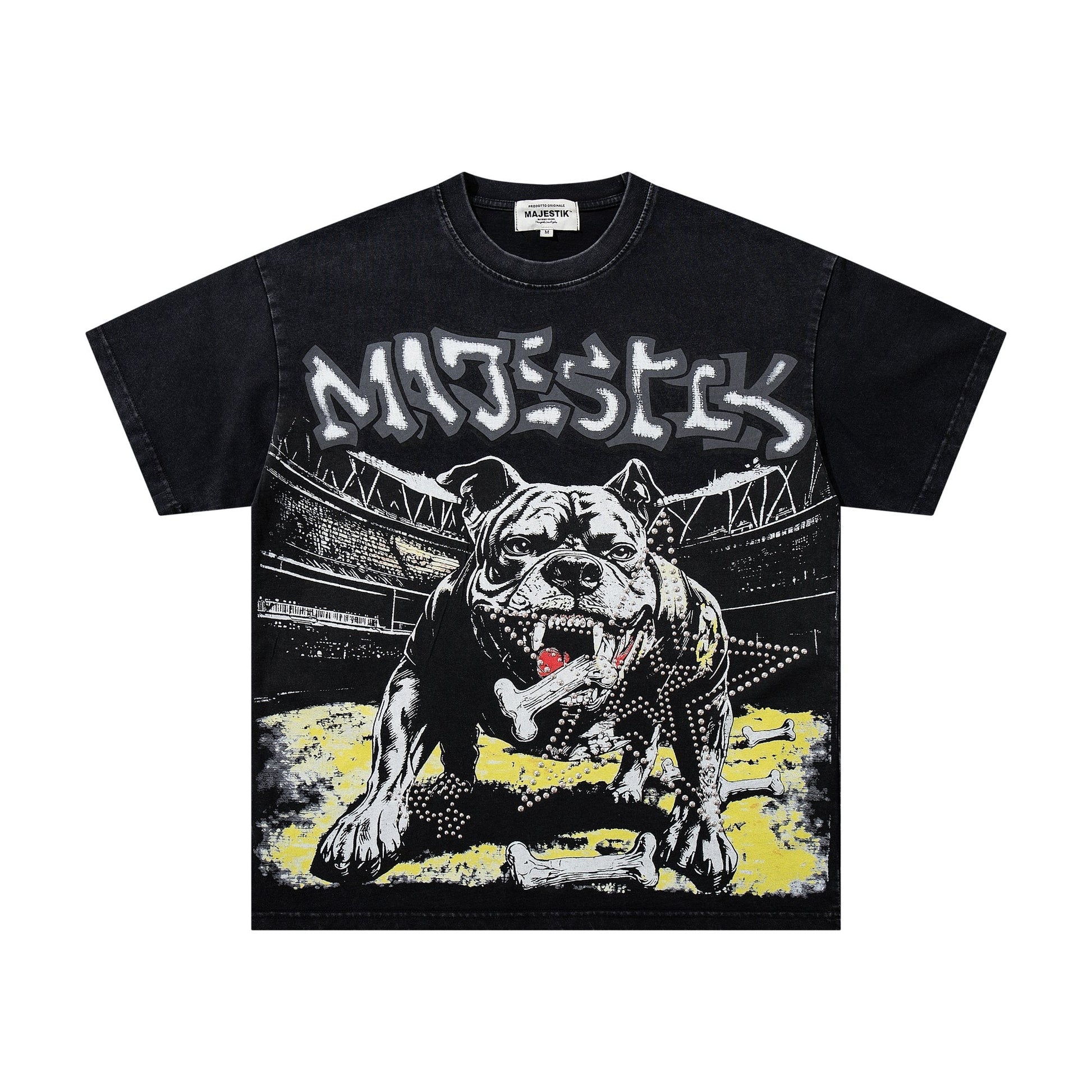 MAJESTIK Bulldog Graphic Short-Sleeve T-Shirt ¡ª hero