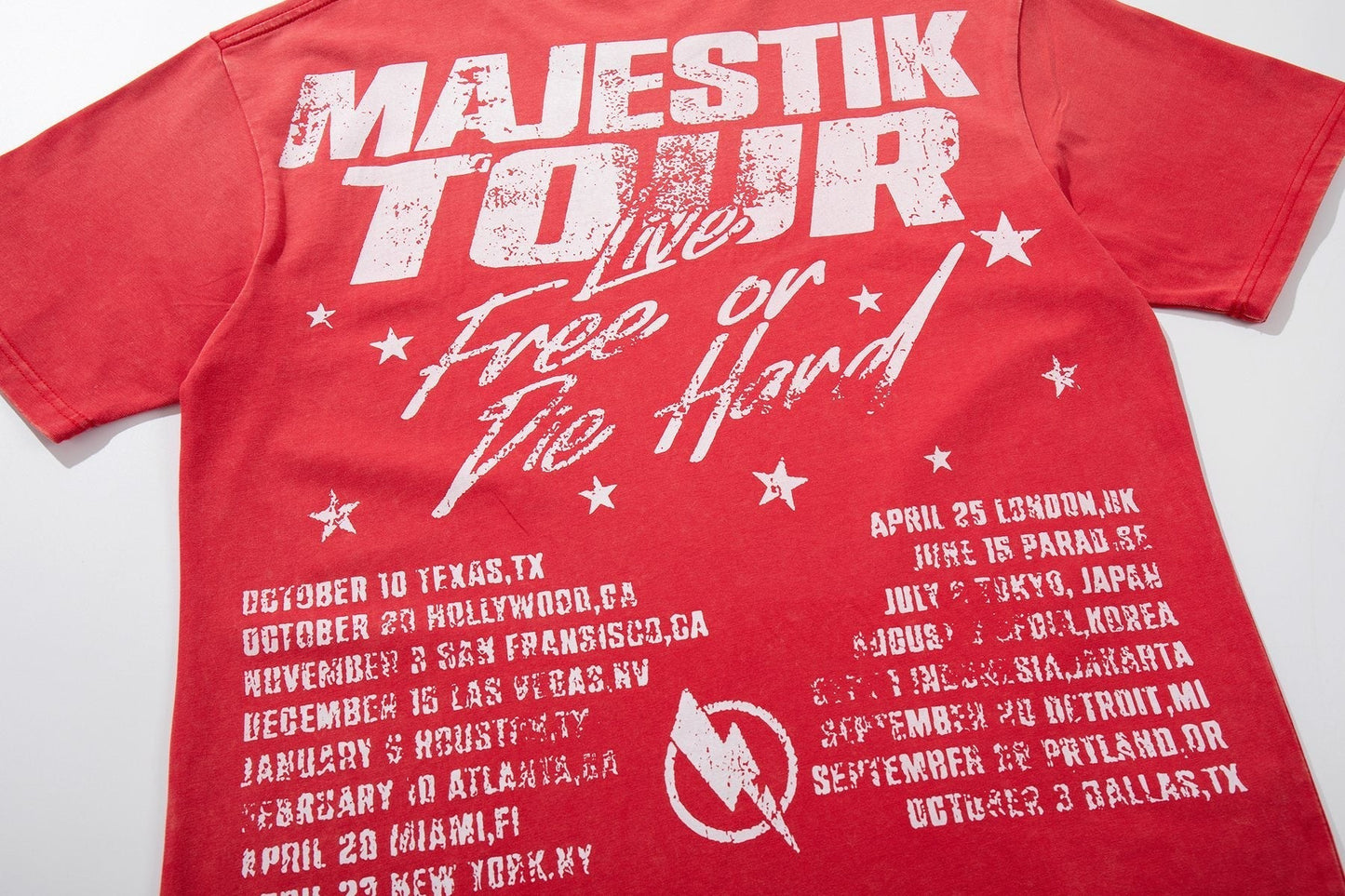 MAJESTIK Football Bear Graphic Short-Sleeve T-Shirt ¡ª detail