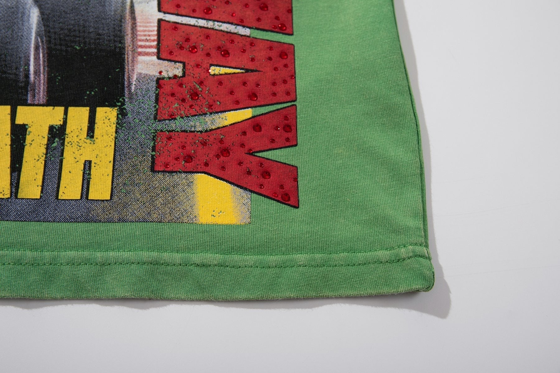 MAJESTIK Racing Graphic T-Shirt - Green ¡ª detail