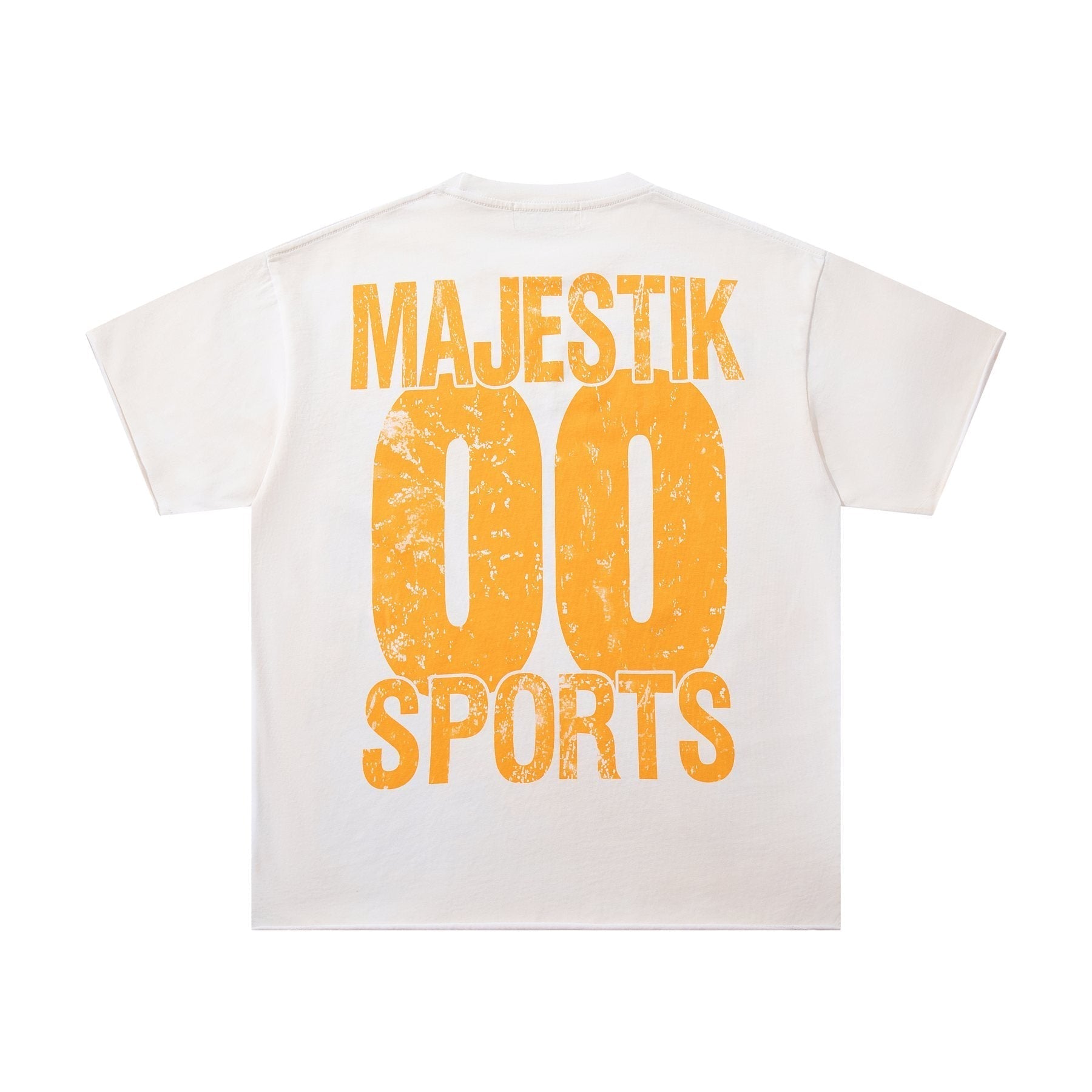 MAJESTIK Bulldog Football Graphic Short-Sleeve T-Shirt - White ¡ª back
