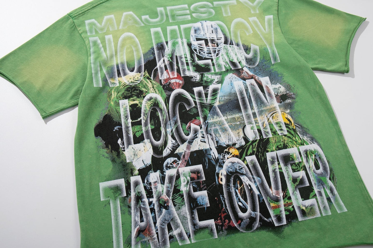 MAJESTIK Football Graphic T-Shirt ¡ª detail